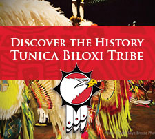 tunica biloxi tribe button